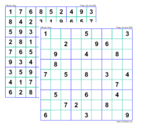 101 Easy Sudoku Puzzles with Answer Keys